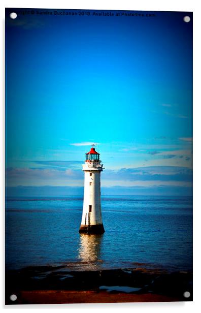 Perch Rock Lighthouse 2 Acrylic by Sandra Buchanan