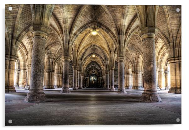 Cloisters Acrylic by Don Alexander Lumsden