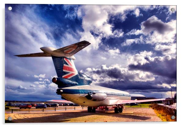  Trident Jet Acrylic by Nick Benke