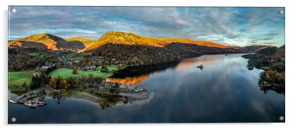Glenridding Dawn, Ullswater Acrylic by Dave Hudspeth Landscape Photography