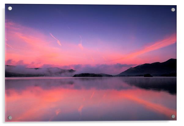 Derwentwater Acrylic by Dave Hudspeth Landscape Photography