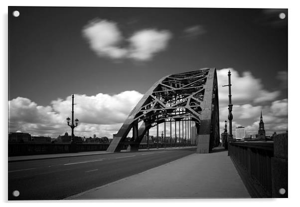 The Tyne Bridge Acrylic by Dave Hudspeth Landscape Photography