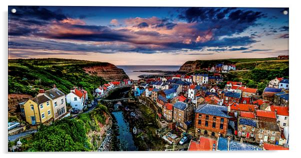 Staithes, North Yorkshire Acrylic by Dave Hudspeth Landscape Photography