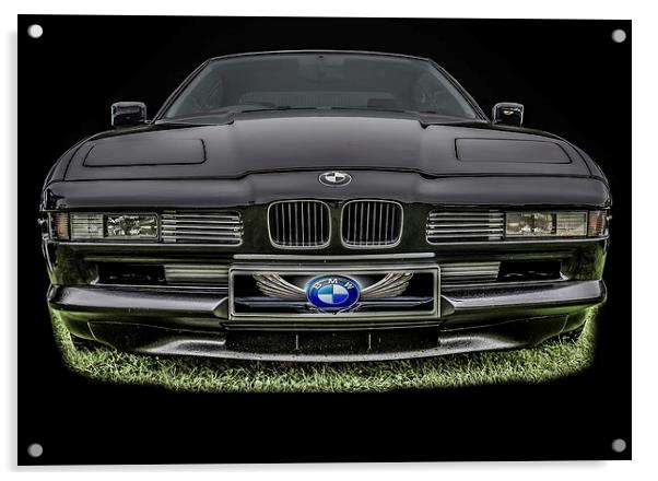 Classic BMW Car Acrylic by Dave Hudspeth Landscape Photography