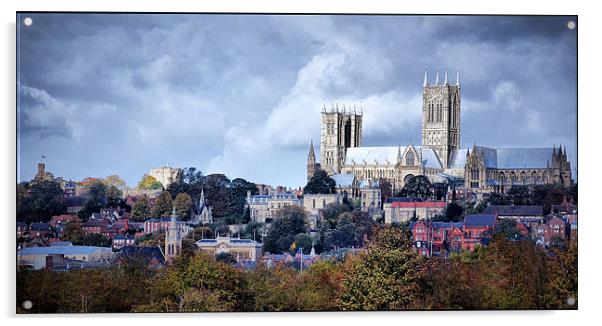 Lincoln Cathedral Acrylic by Jon Fixter