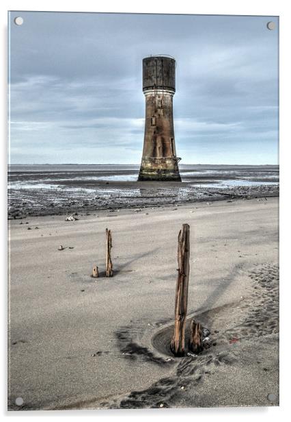 Dereliction Of Spurn Point  Acrylic by Jon Fixter