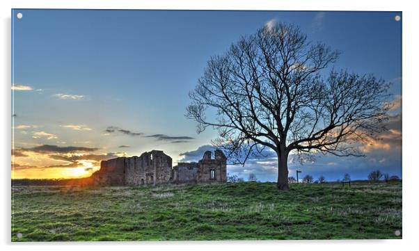 Sunset at the Old Abbey  Acrylic by Jon Fixter
