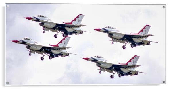 Thunderbirds Takeoff Acrylic by Jon Fixter