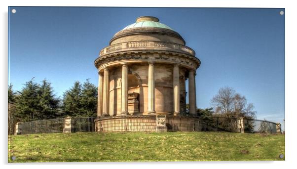 The Mausoleum  Acrylic by Jon Fixter