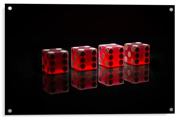 Rad & Black - Gamblers run Acrylic by Ian Johnston  LRPS