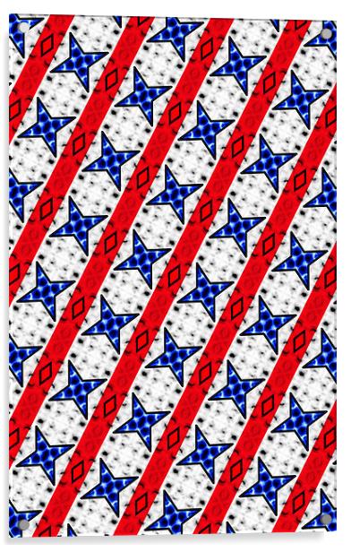 Stars and Stripes Acrylic by iphone Heaven