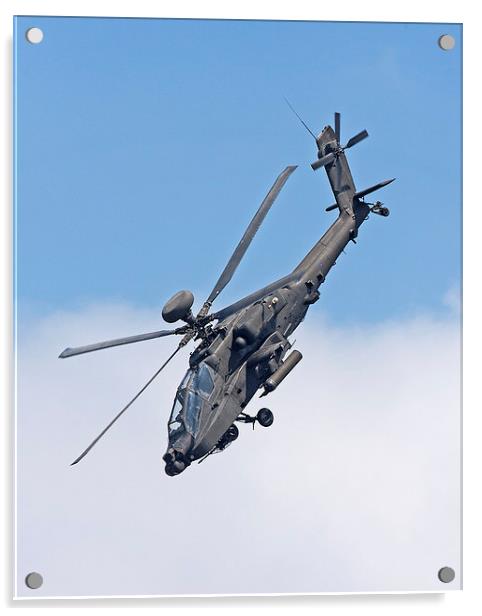 Apache Helicopter Acrylic by Paul Scoullar