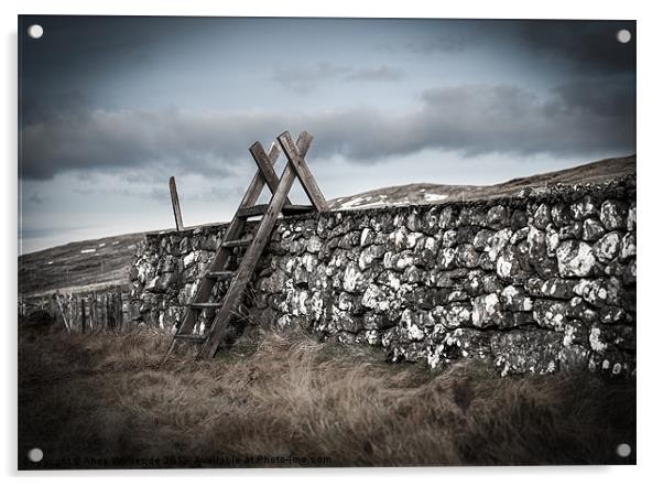 Irish Stile Acrylic by Anne Whiteside