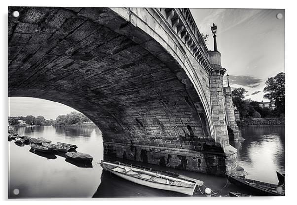 Richmond Bridge Acrylic by Ian Rolfe