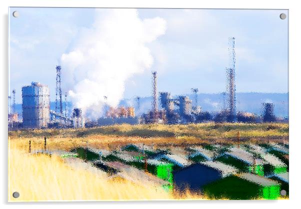  Impressions of The South Gare Acrylic by Rob Smith