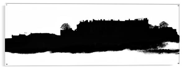 Stirling Castle Acrylic by mary stevenson