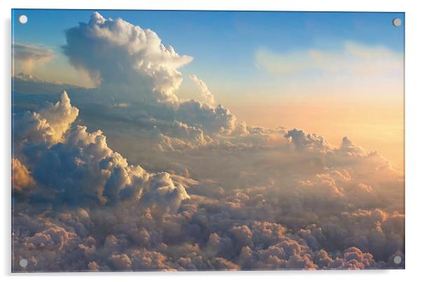 Cloud Bank Acrylic by Mary Lane