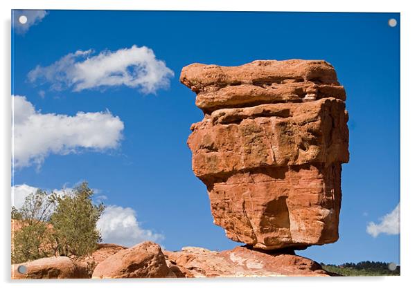 Balanced Rock Acrylic by Mary Lane