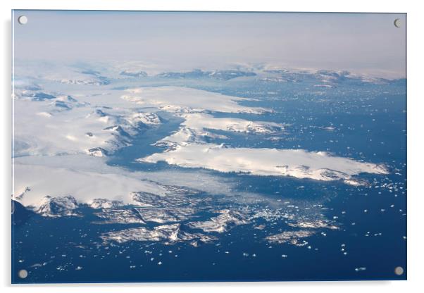 Greenland Coast Acrylic by Mary Lane