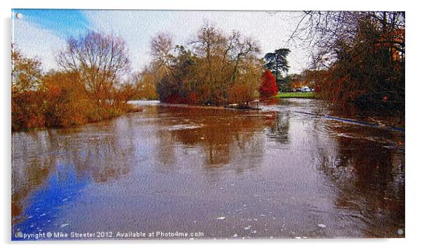 Wayward River Acrylic by Mike Streeter