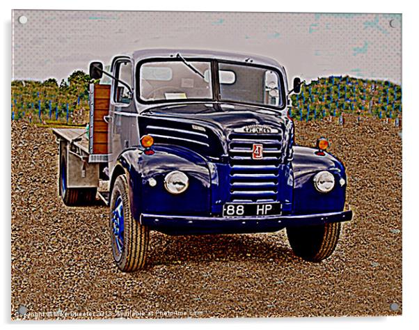 Ford Thames 4D Acrylic by Mike Streeter