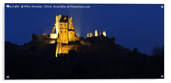 Illuminated Castle Acrylic by Mike Streeter