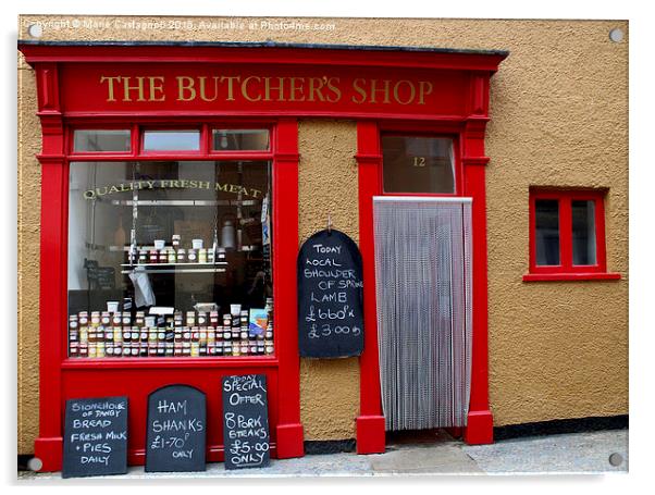    The Olde Butcher's Shop Acrylic by Marie Castagnoli