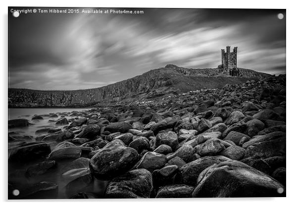  Dunstanburgh Castle Acrylic by Tom Hibberd