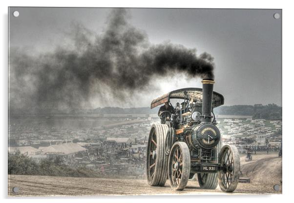 Steam Engine Acrylic by andrew gaines