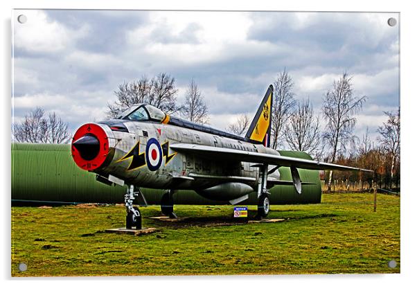 English Electric Lightning Acrylic by James  Hare