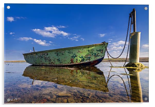 small boat Acrylic by Kelvin Rumsby