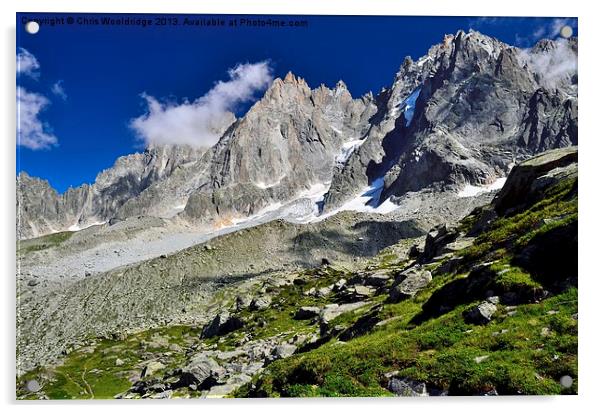 Rocky Ridges Acrylic by Chris Wooldridge