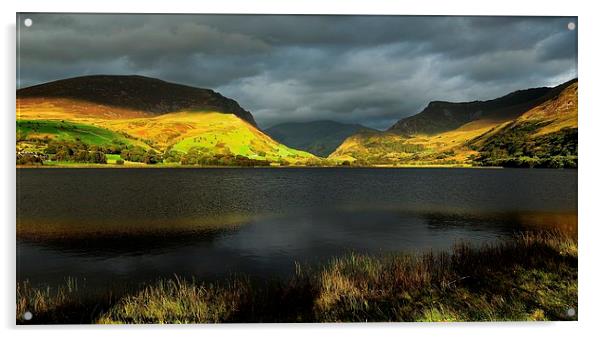  Autumn Light - Nantlle Acrylic by Kevin OBrian