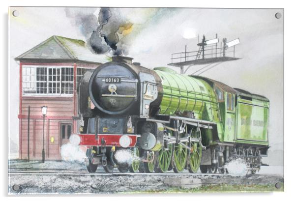 60163 Peppercorn TORNADO Acrylic by John Lowerson