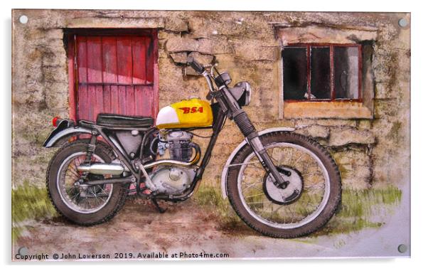 BSA Victor Acrylic by John Lowerson