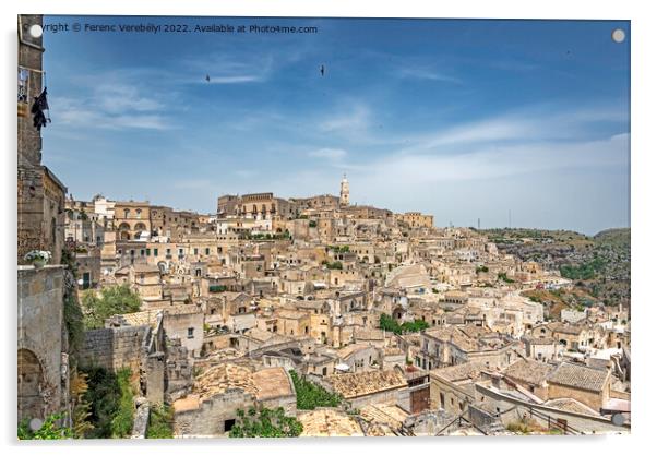 Matera   Acrylic by Ferenc Verebélyi