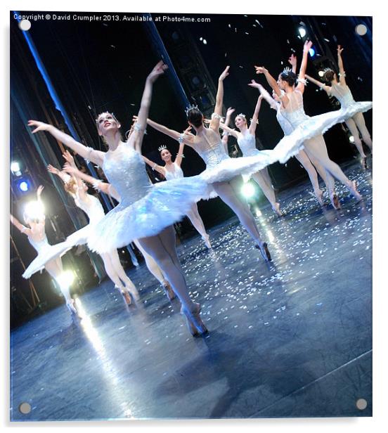 Ballerinas on Stage Acrylic by David Crumpler