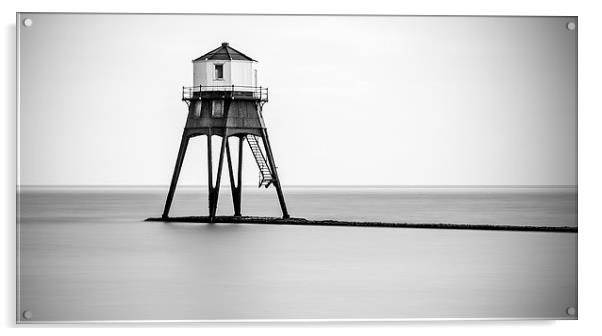Harwich Lighthouse Acrylic by Robert  Radford