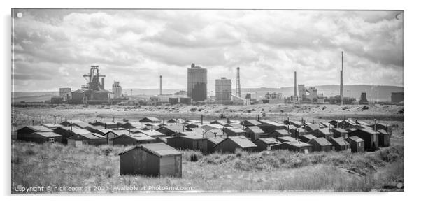 Redcar Steel works Acrylic by nick coombs