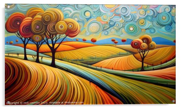 Orb Canopy Landscape Acrylic by nick coombs