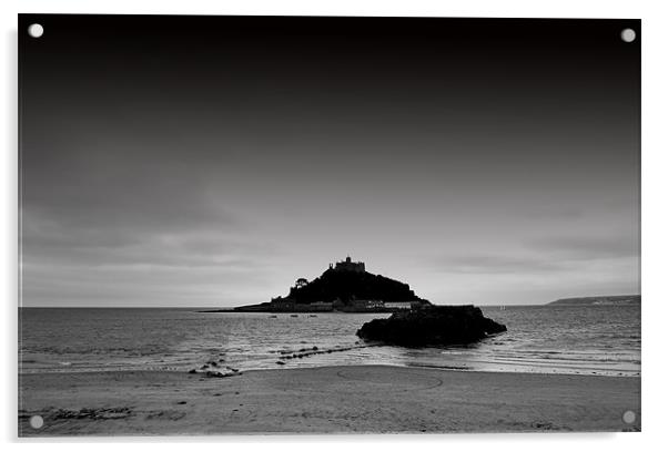 St. Michaels Mount Acrylic by Steve Watson