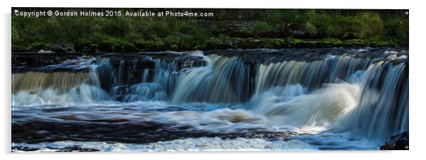  Aysgarth Falls, Yorkshire, UK Acrylic by Gordon Holmes