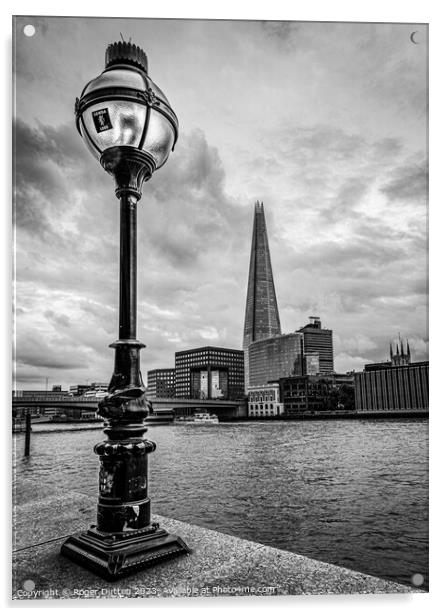 Lamp and Shard Acrylic by Roger Dutton