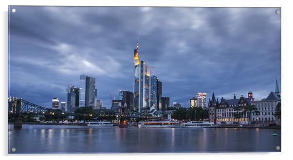 Frankfurt/Main Acrylic by Michal Bakala