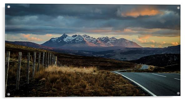 Skye Roads 2 Acrylic by Leo Jaleo 