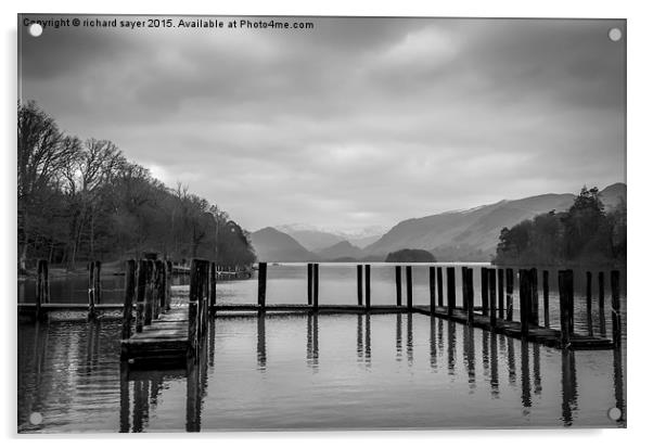  Keswick Docks Acrylic by richard sayer