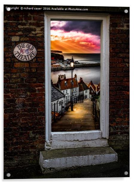 Theatrical Whitby Acrylic by richard sayer