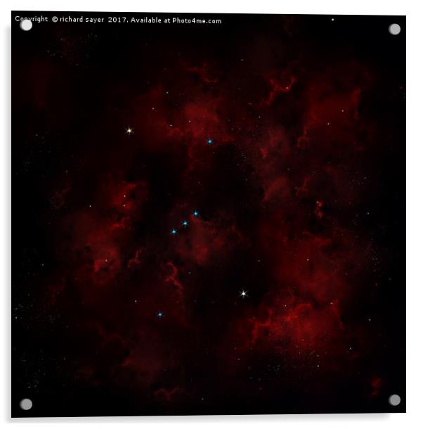 Fire of Orion Acrylic by richard sayer