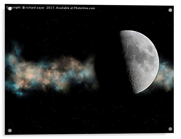 Moonstruck Acrylic by richard sayer