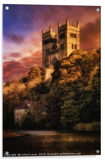 Durham Cathedral Acrylic by richard sayer